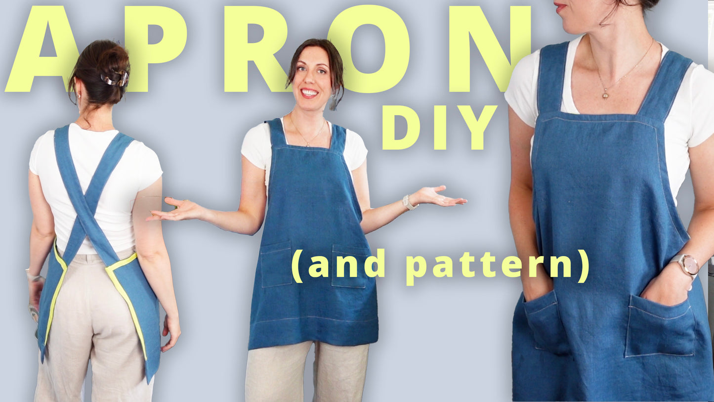Smock Apron - PDF SEWING PATTERN