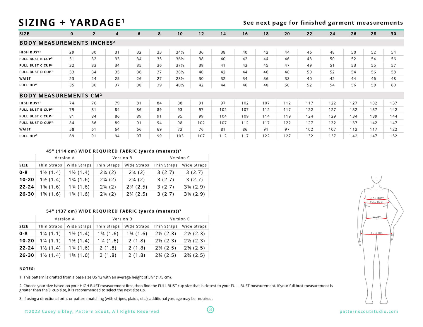 Lara Dress - PDF SEWING PATTERN (no instructions, pattern only)