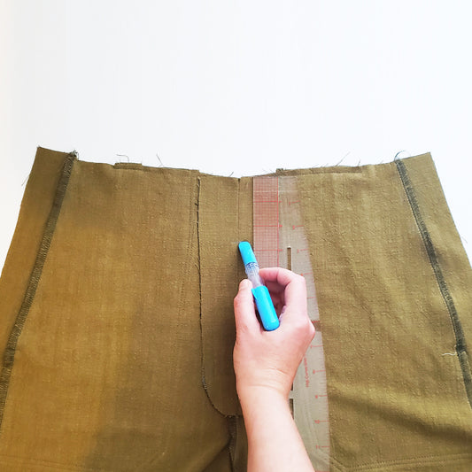 Nellie Joggers + Shorts Sewalong, Part 2: Installing a Zipper Fly