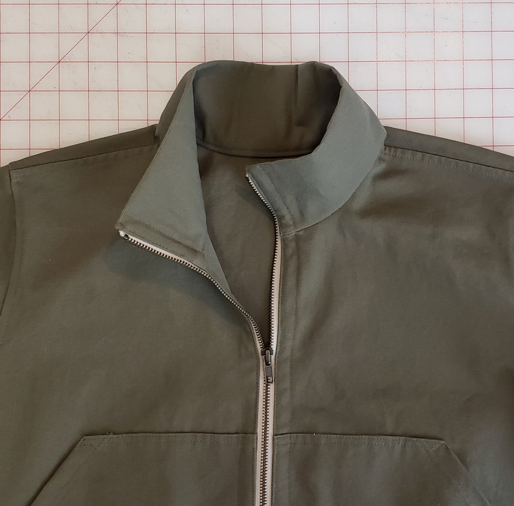 Cozi Jacket Sewalong, Part 3: Attach the collar and install the zipper (VERSION A ONLY)