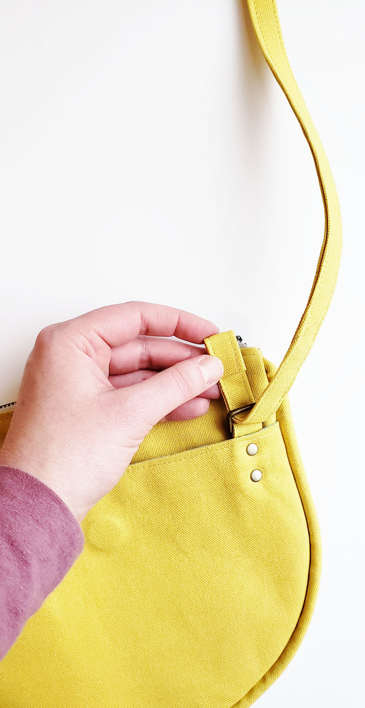 Luna Crossbody Sewalong: Part 9, Sewing + Installing Straps