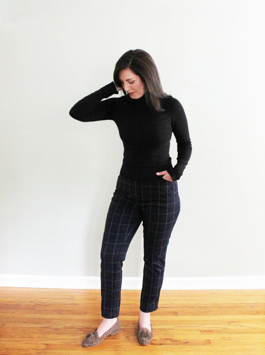 High Waisted Sasha Trousers Pattern Hack