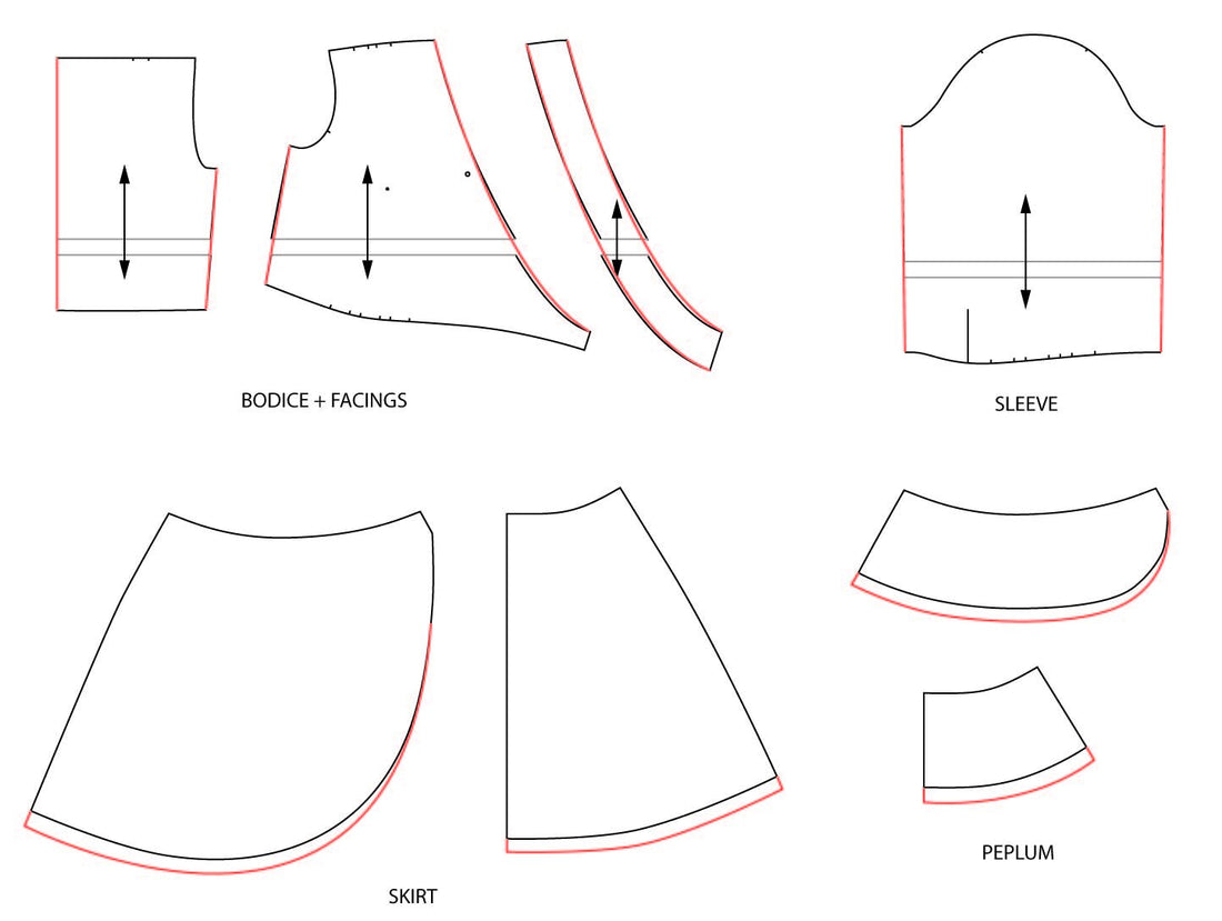 Romy Wrap Sewalong, Part 6: Common Pattern Adjustments