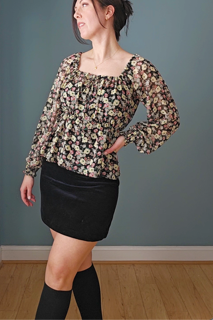 Joni Blouse + Dress - PDF SEWING PATTERN