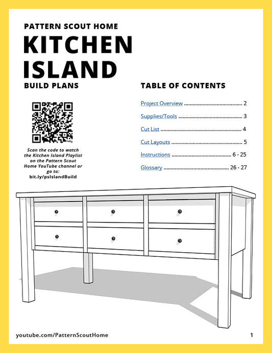 Kitchen Island Build Plans