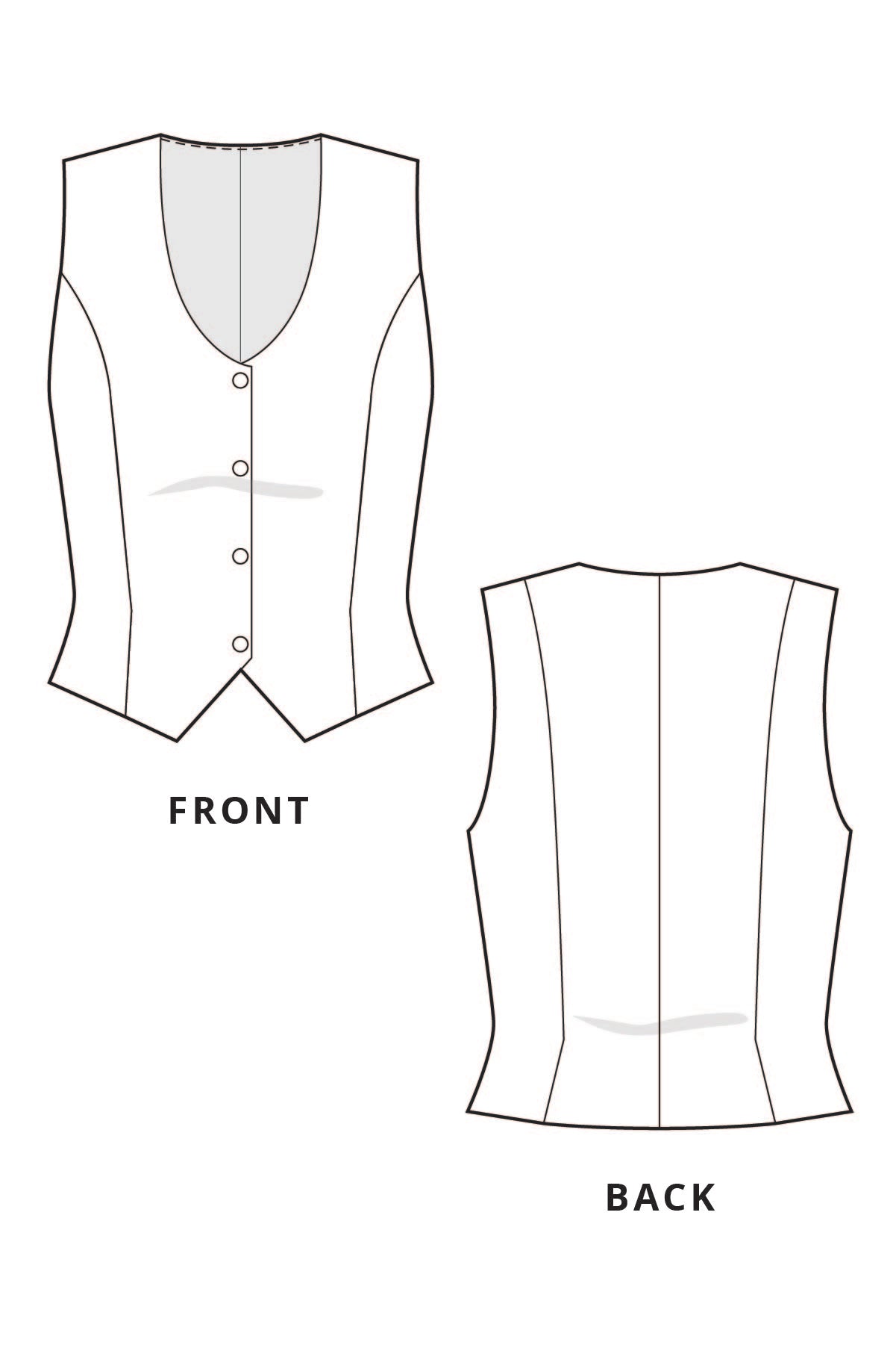 Birch Vest - PDF SEWING PATTERN