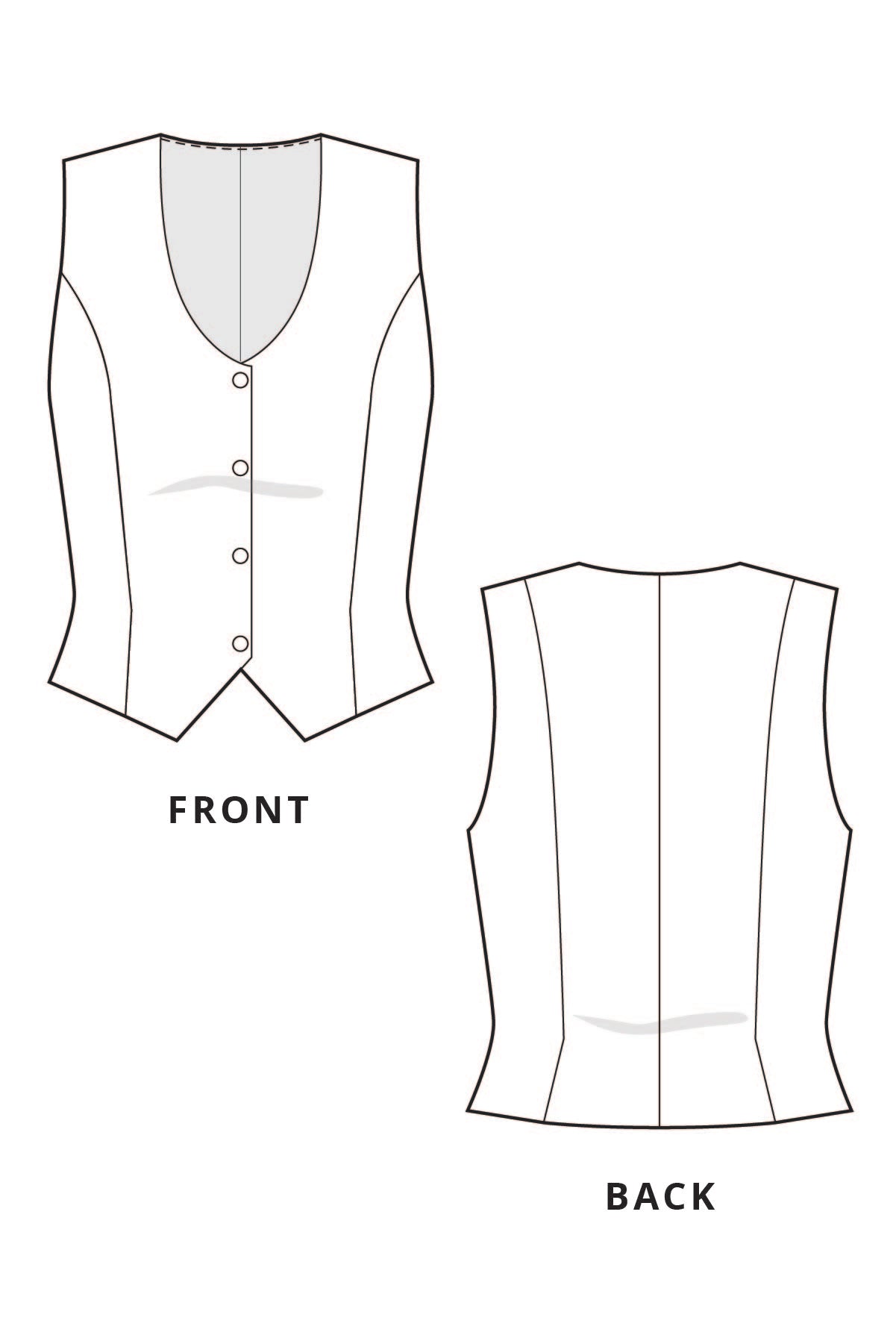Birch Top Pattern Birch Vest - PDF SEWING PATTERN – Pattern Scout Studio