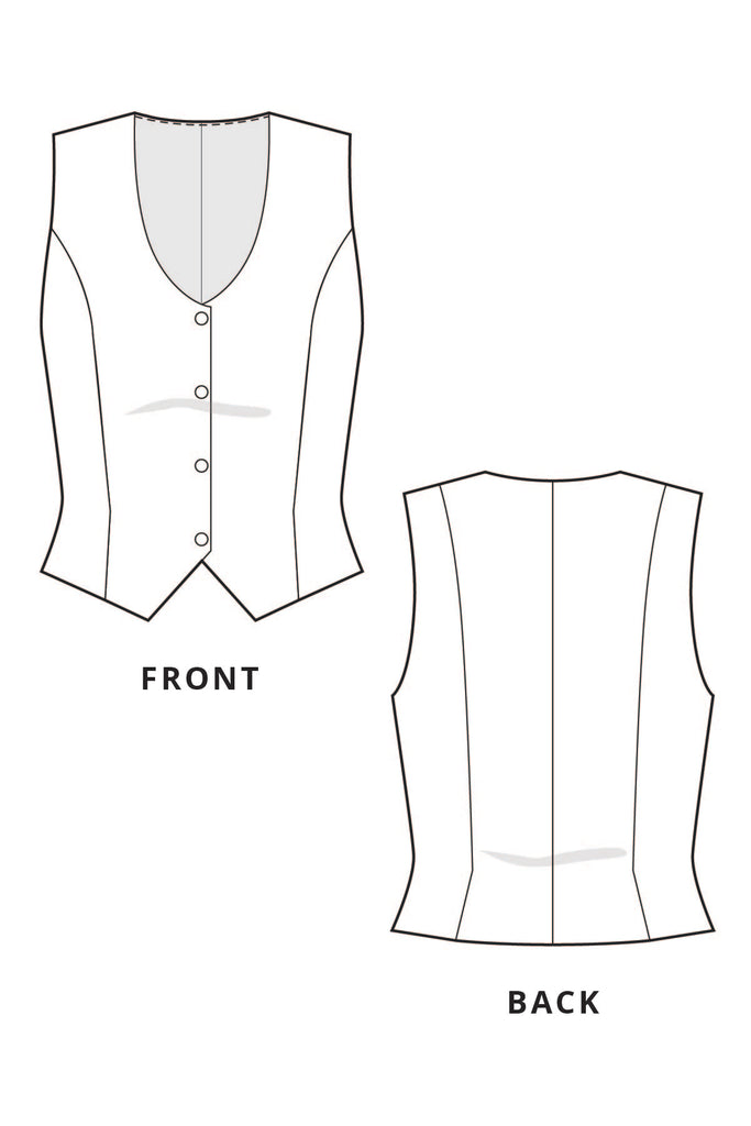 Birch Vest - PDF SEWING PATTERN – Pattern Scout Studio