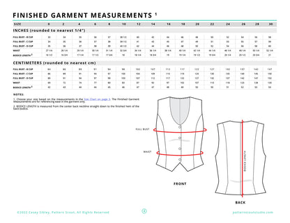 Birch Vest - PDF SEWING PATTERN