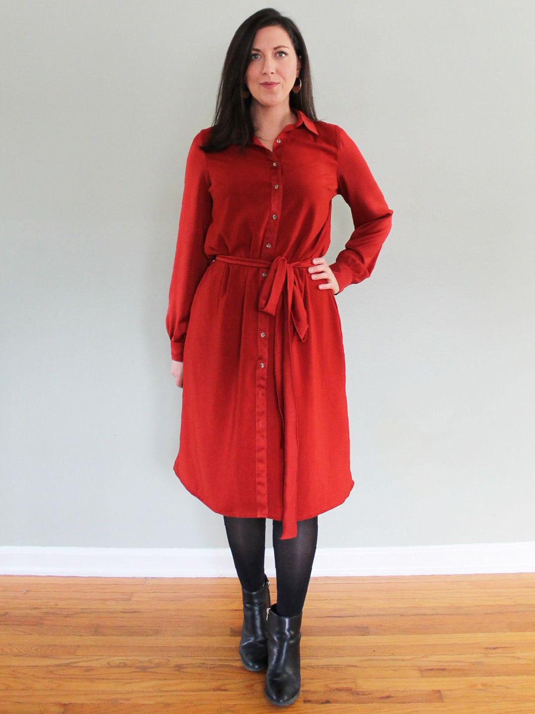 Byrdie Button-up Blouse + Dress - PDF SEWING PATTERN