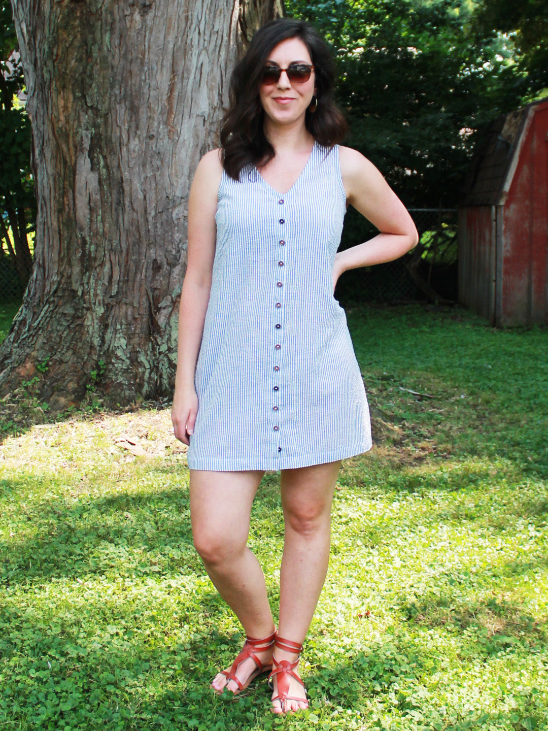 Hana Tank + Dress - PDF SEWING PATTERN