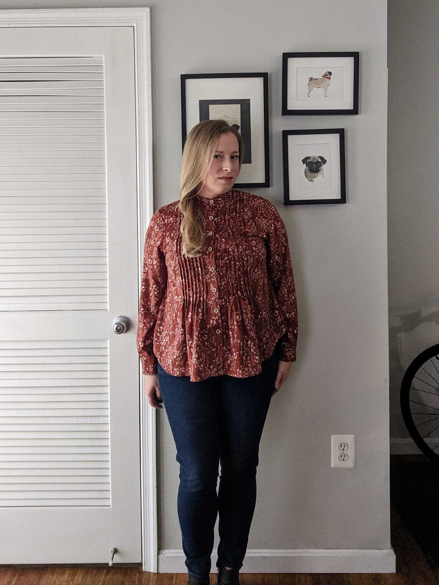 Byrdie Button-up Blouse + Dress - PDF SEWING PATTERN