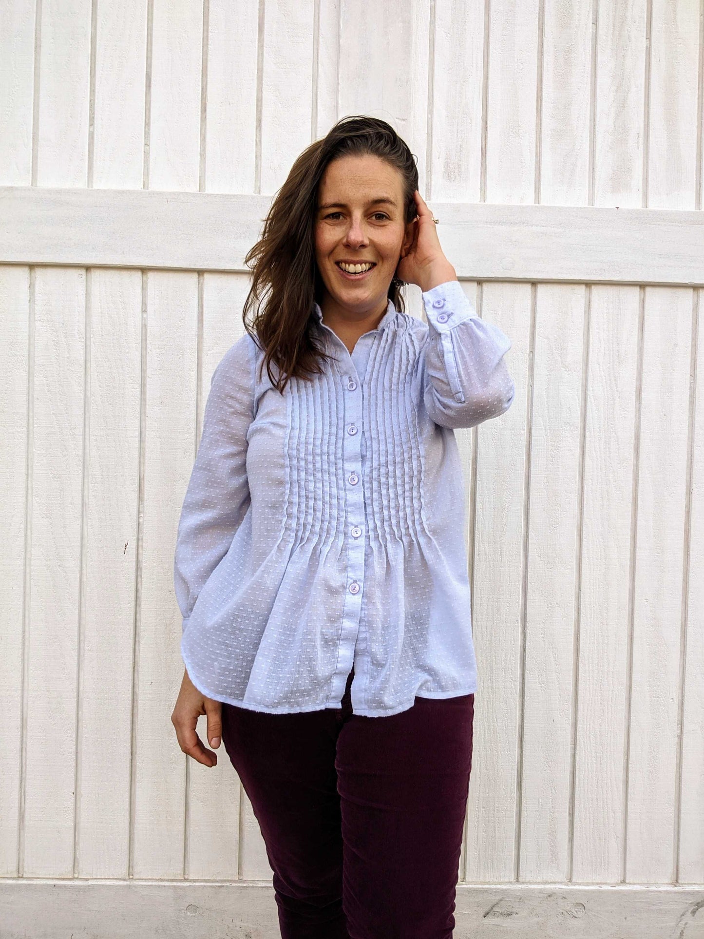 Byrdie Button-up Blouse + Dress - PDF SEWING PATTERN