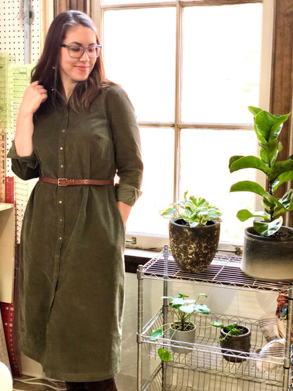 Byrdie Button-up Blouse + Dress - PDF SEWING PATTERN