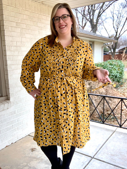 Byrdie Button-up Blouse + Dress - PDF SEWING PATTERN