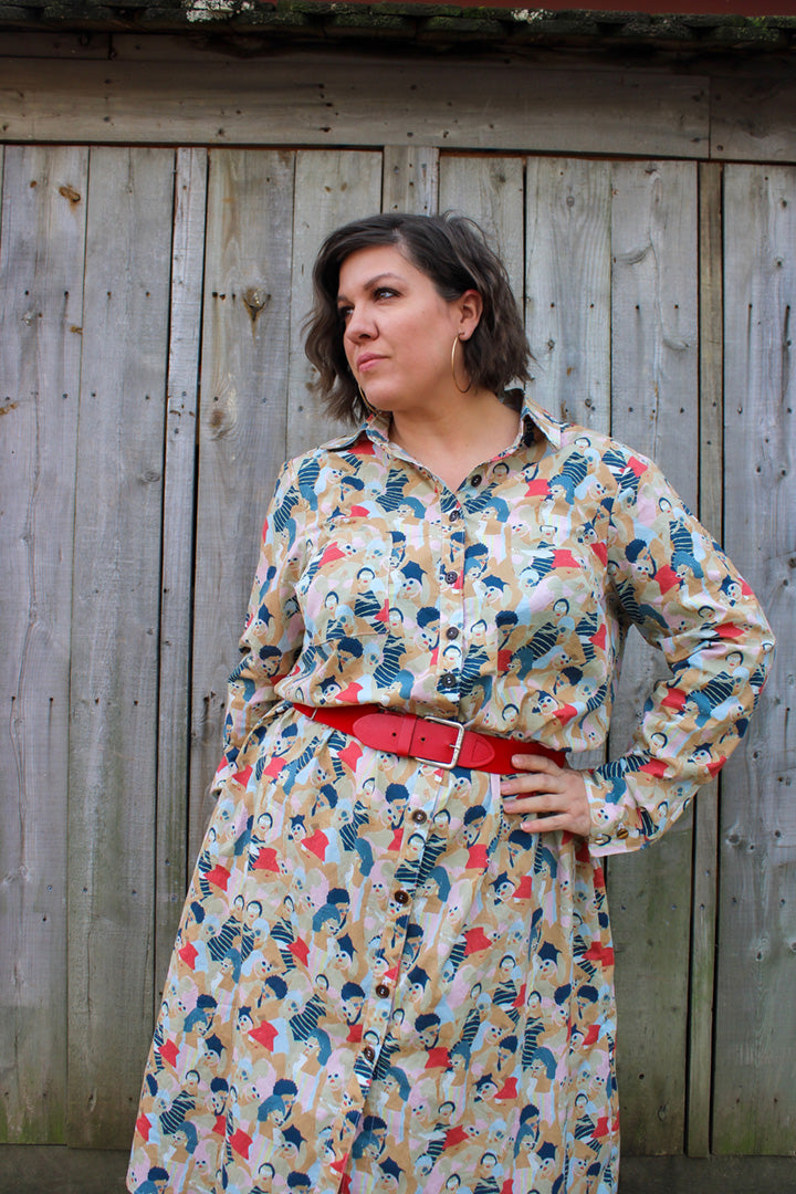 Byrdie Button-up Blouse + Dress - PDF SEWING PATTERN