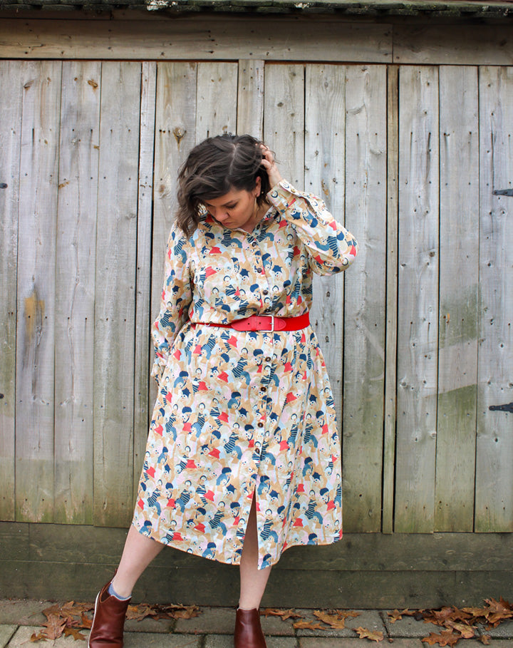 Byrdie Button-up Blouse + Dress - PDF SEWING PATTERN