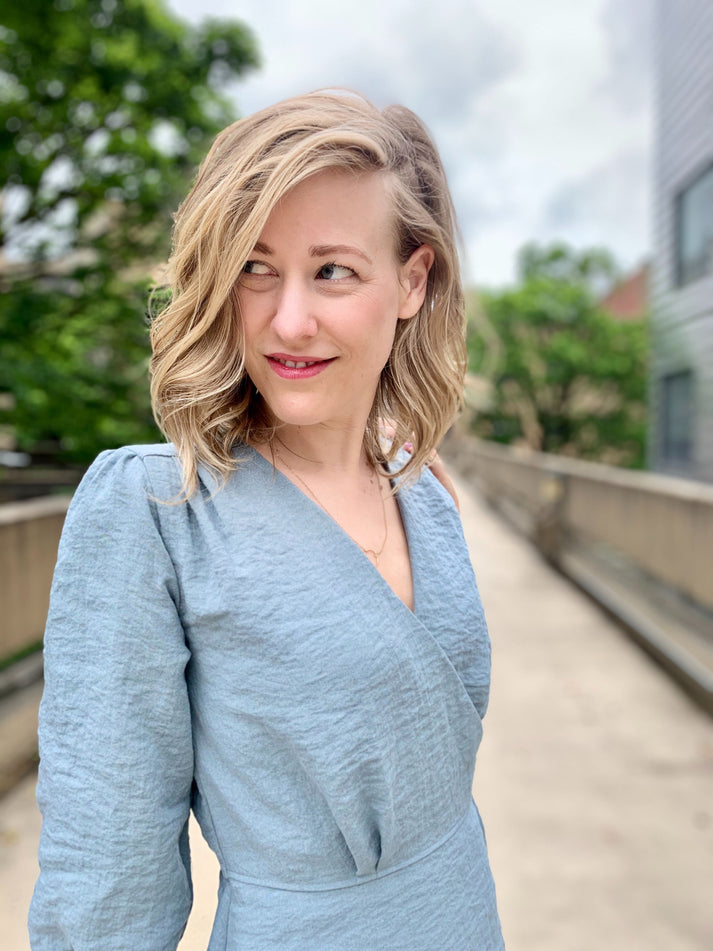 Romy Wrap Top + Dress - PDF SEWING PATTERN – Pattern Scout Studio
