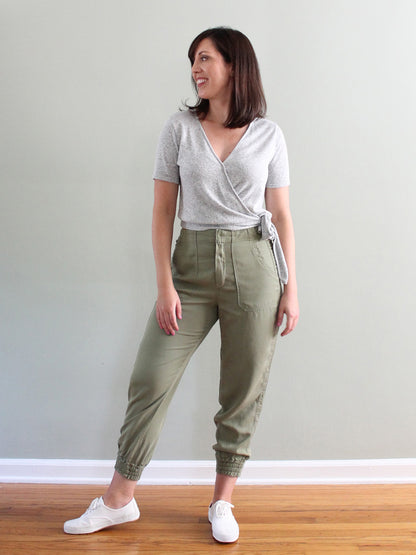 Nellie Joggers + Shorts - PDF SEWING PATTERN