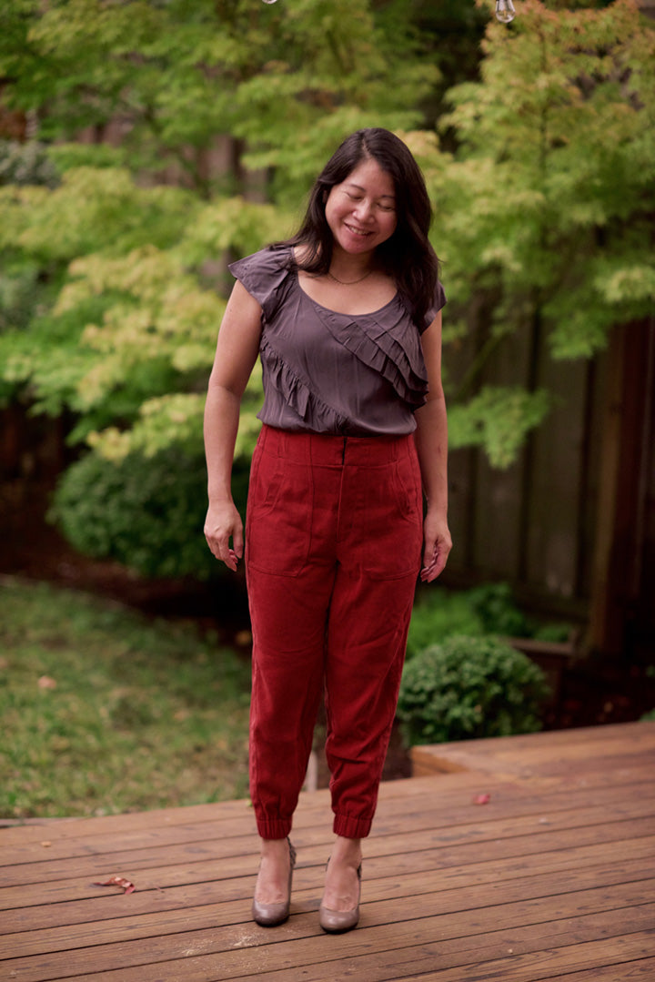 Nellie Joggers + Shorts - PDF SEWING PATTERN