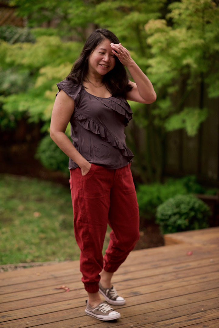 Nellie Joggers + Shorts - PDF SEWING PATTERN