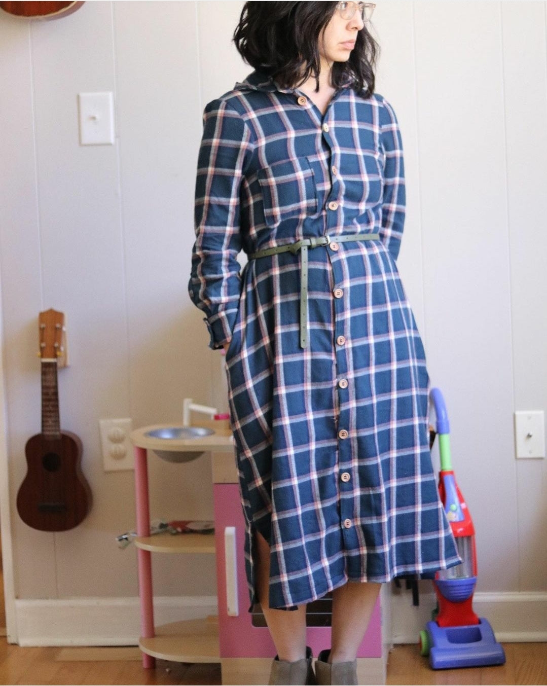 Byrdie Button-up Blouse + Dress - PDF SEWING PATTERN