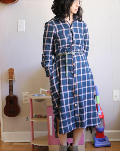 Byrdie Button-up Blouse + Dress - PDF SEWING PATTERN