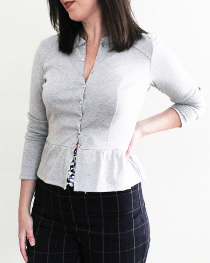 Lulu Cardigan - PDF SEWING PATTERN