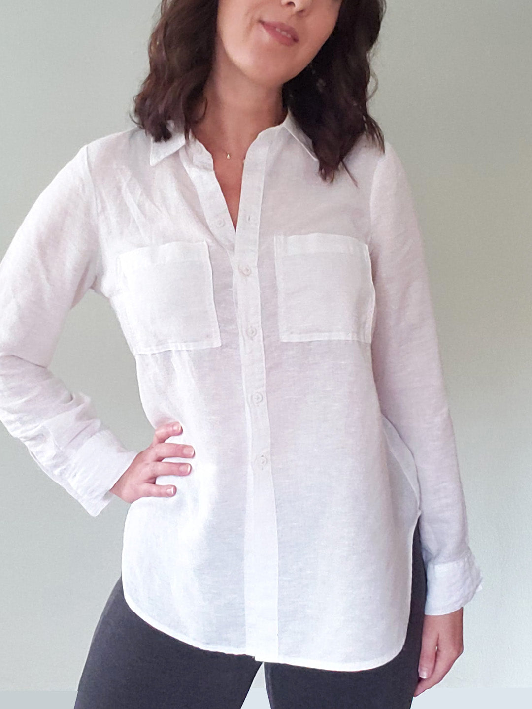 Womens collared shirt pattern sale