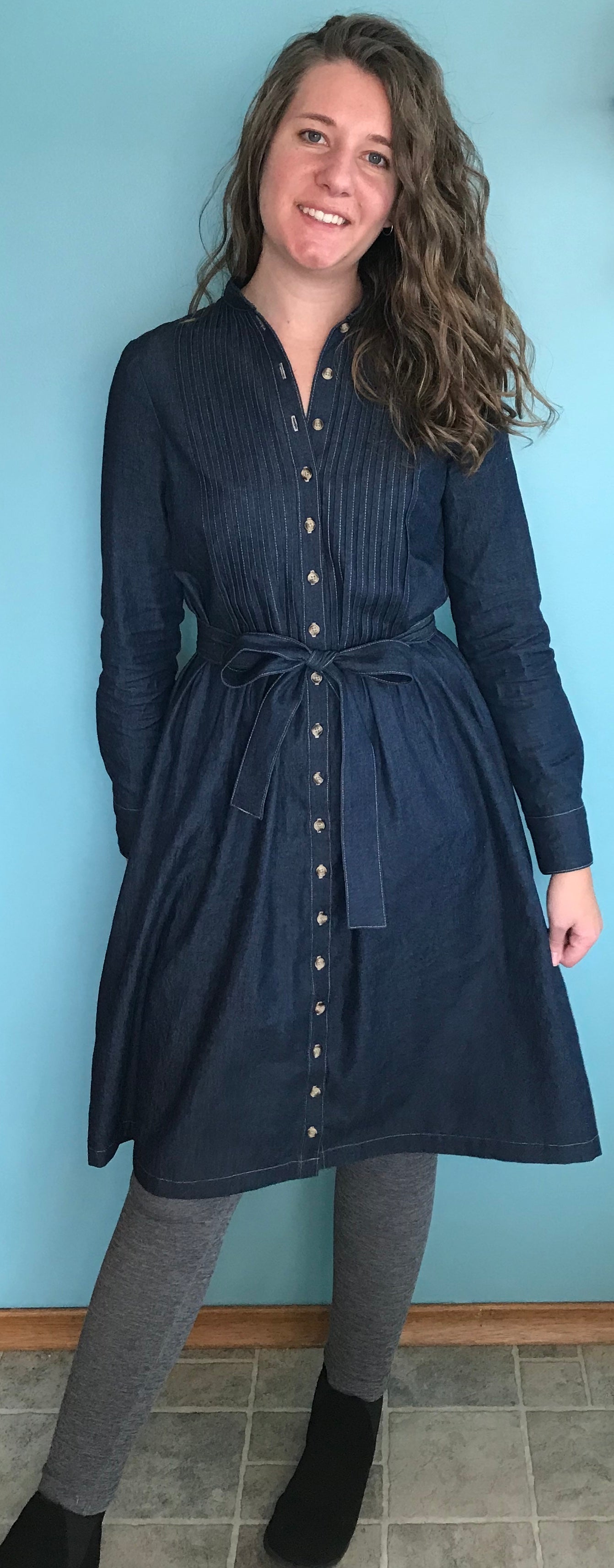 Byrdie Button-up Blouse + Dress - PDF SEWING PATTERN